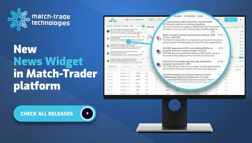 أداة الأخبار في Match-Trader