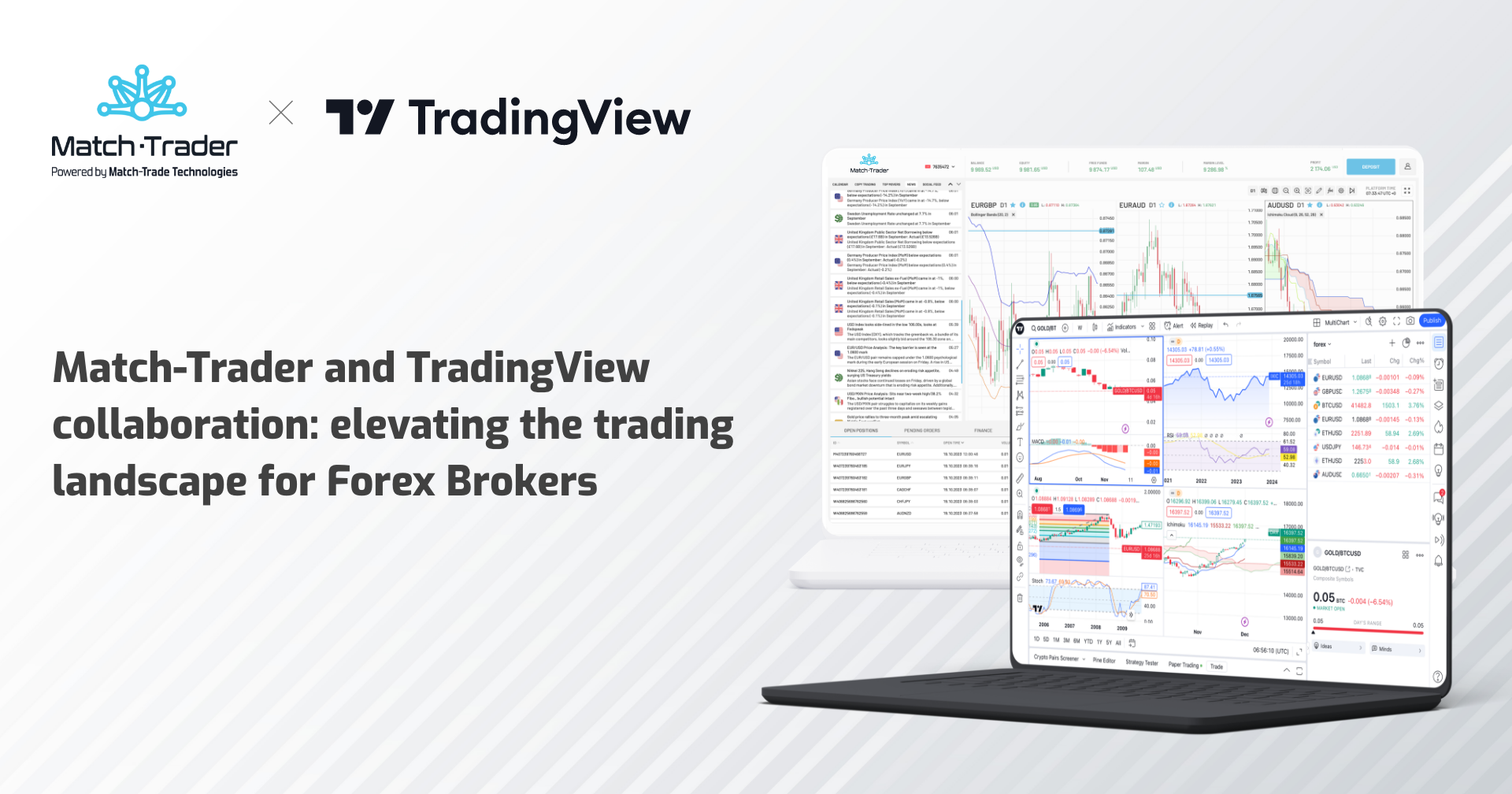 Match-Trader and TradingView collaboration: elevating the trading landscape for Forex Brokers