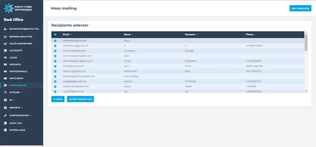 CRM'imizdeki toplu e-posta gönderme olanaklarını genişletiyoruz