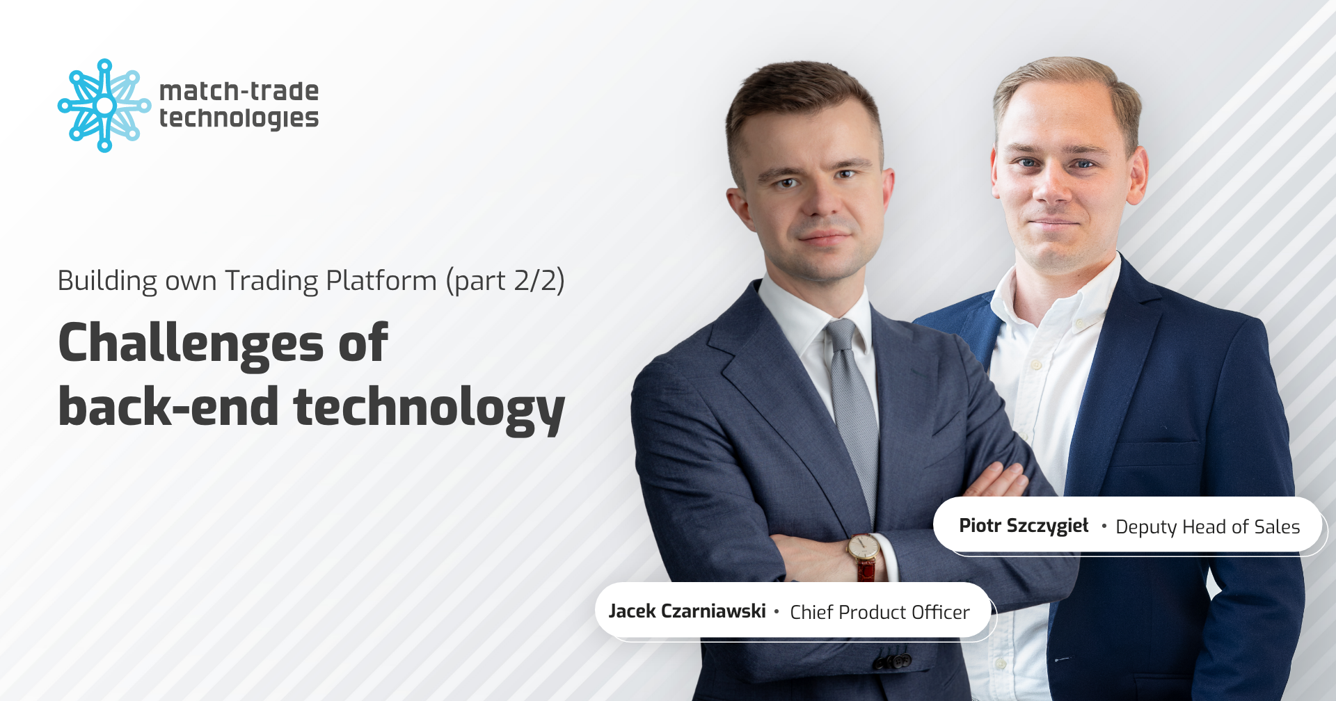 بناء منصة التداول الخاصة بك (الجزء 2/2) تحديات تكنولوجيا الواجهة الخلفية