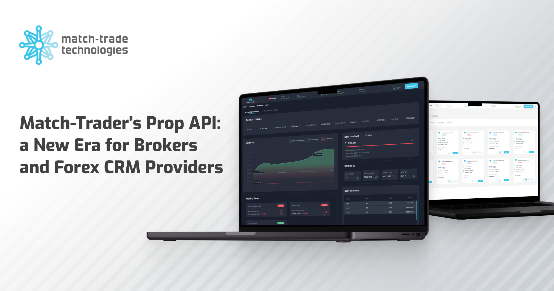 How Match-Trader’s Prop API Empowers Brokers and Forex CRM Providers