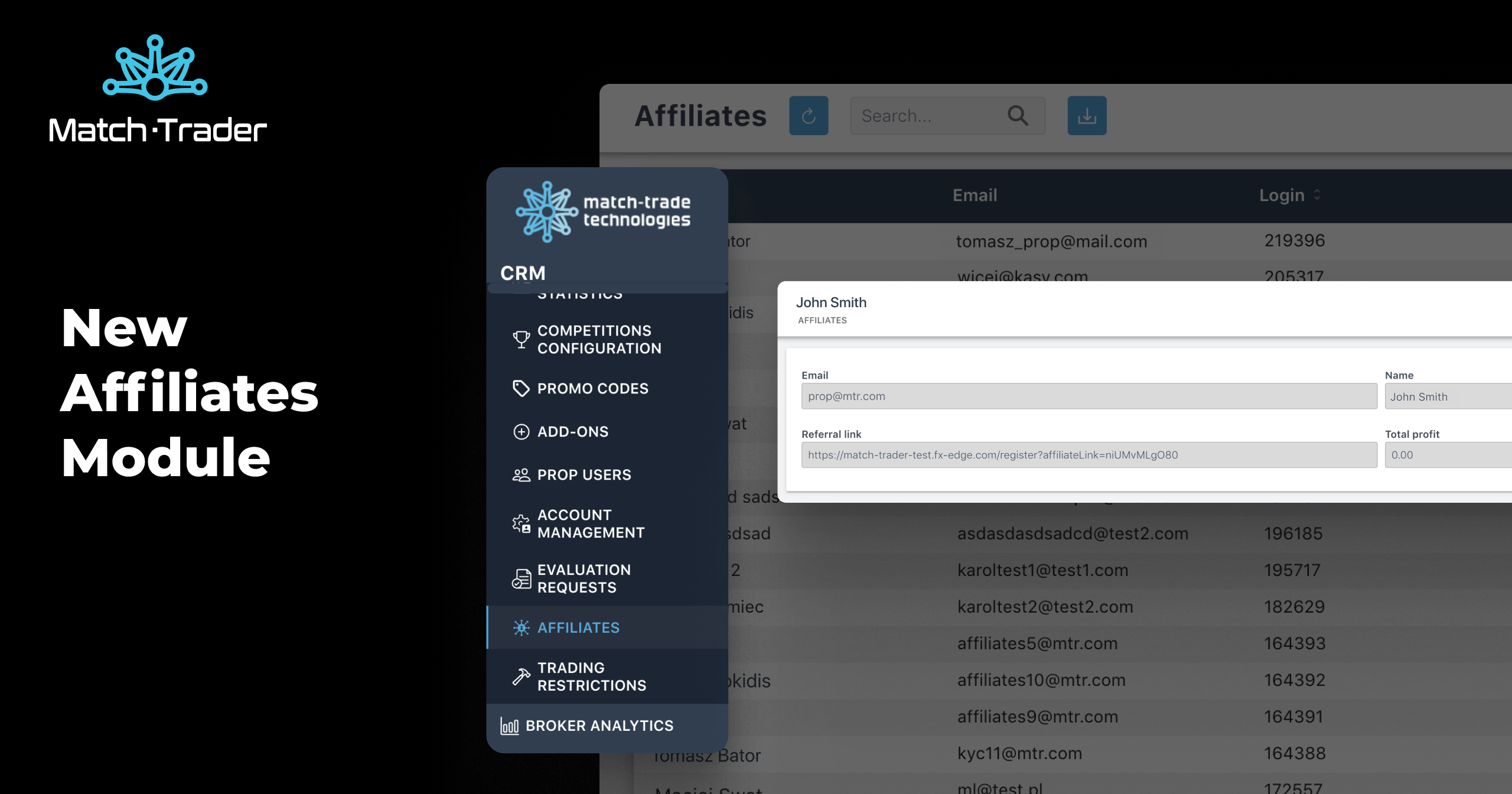 Match-Trade May Release: New Affiliates Module
