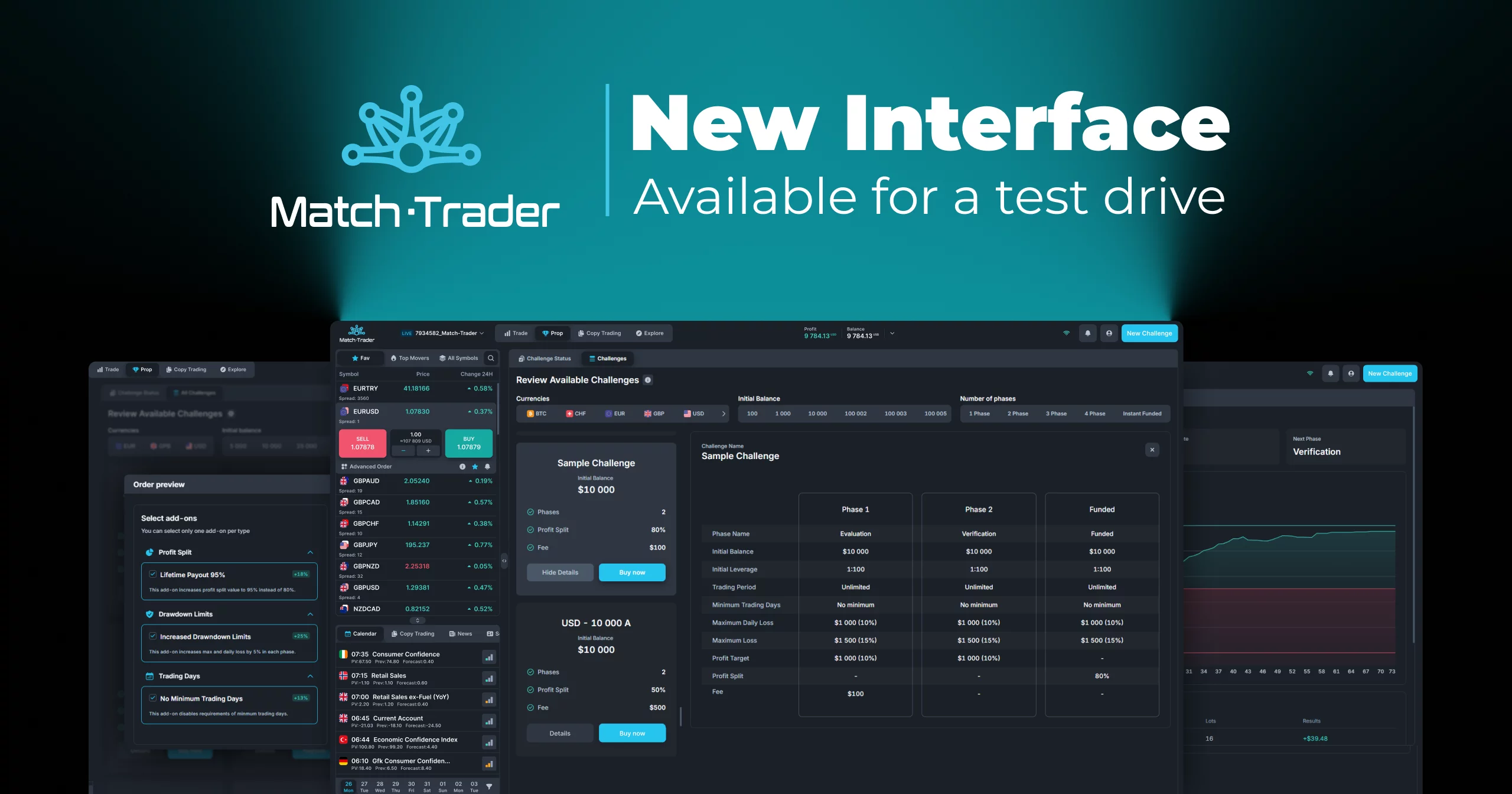 Match-Trader revela interface de alto desempenho inspirada em drift