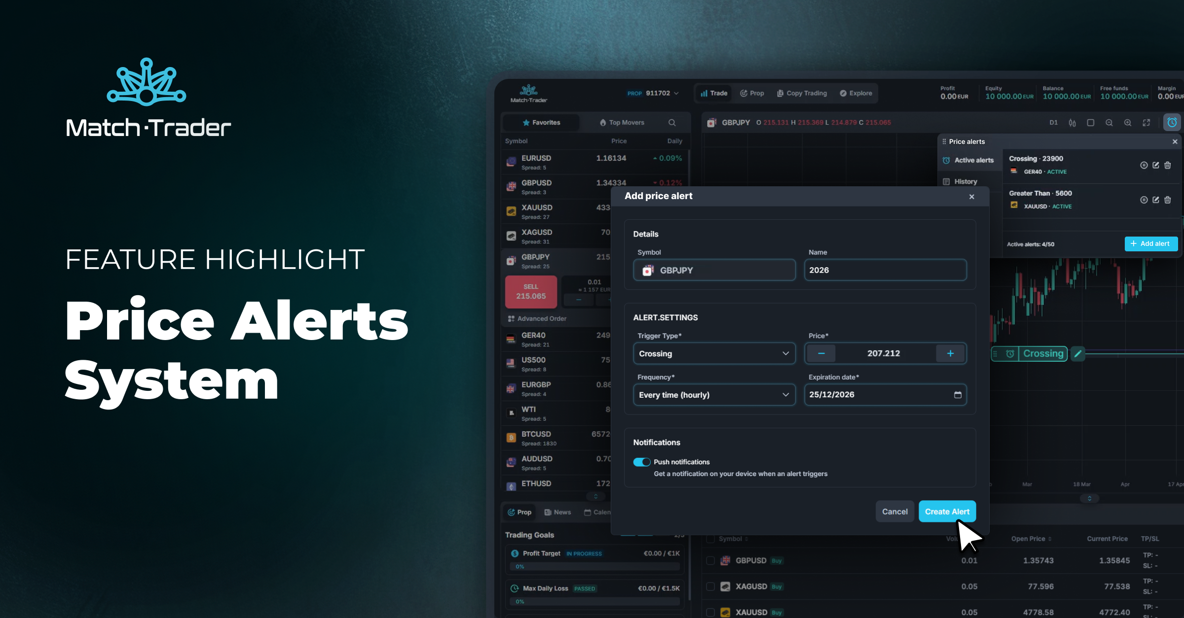 Match-Trade June Release: Price Alerts System